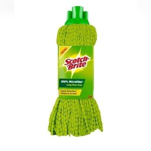 Scotch Brite Green 100% Microfiber Long Floor Mop